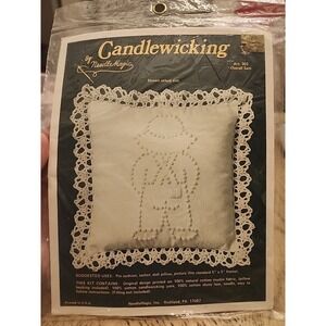 Needle Magic Kit Candlewicking #301 And 302  Sunbonnet Sue Overall Sam Vintage